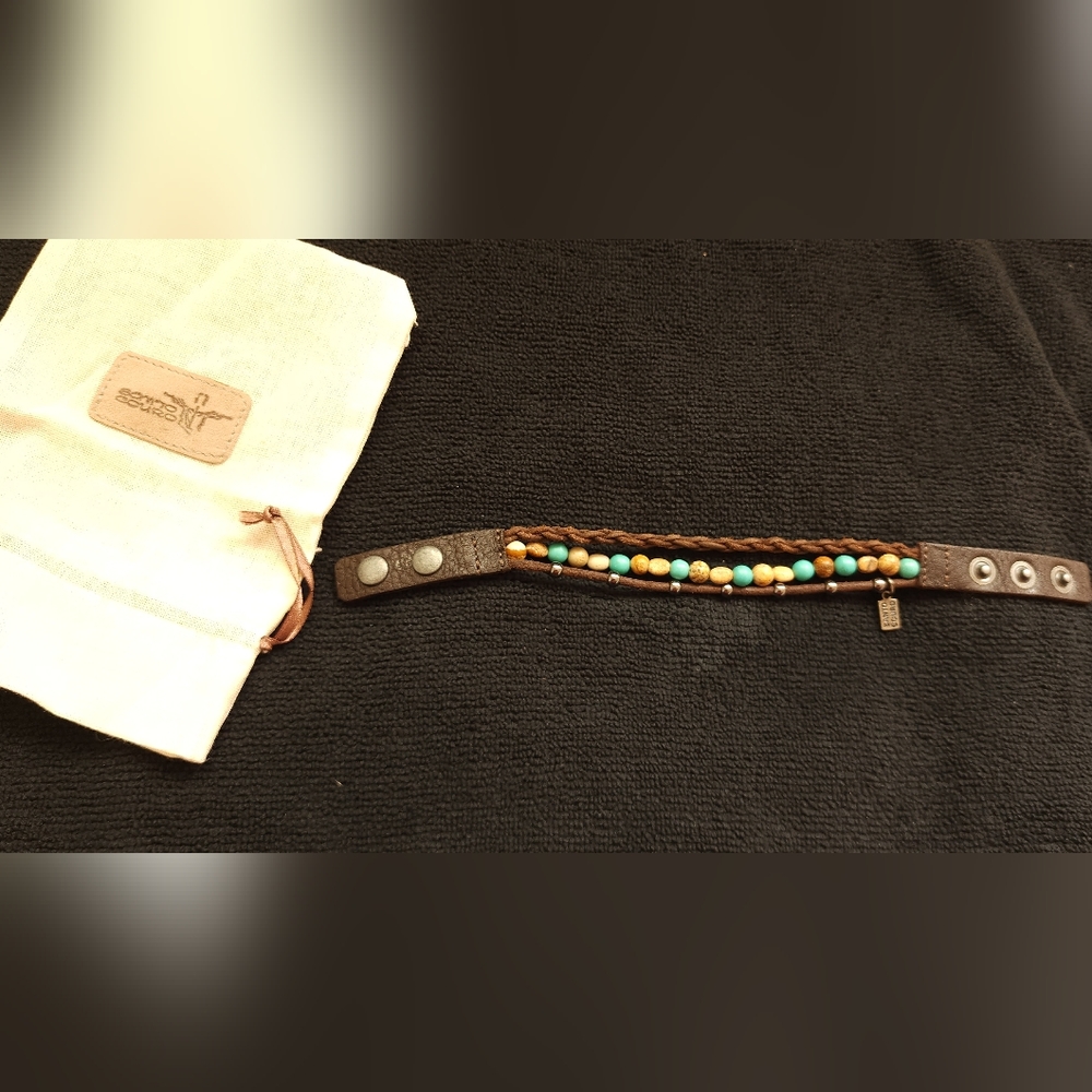 Santo Couro leather bracelet